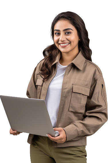 Woman with Laptop